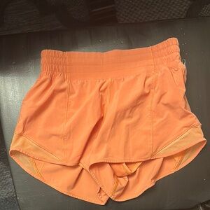 lululemon athletica coral Workout Shorts